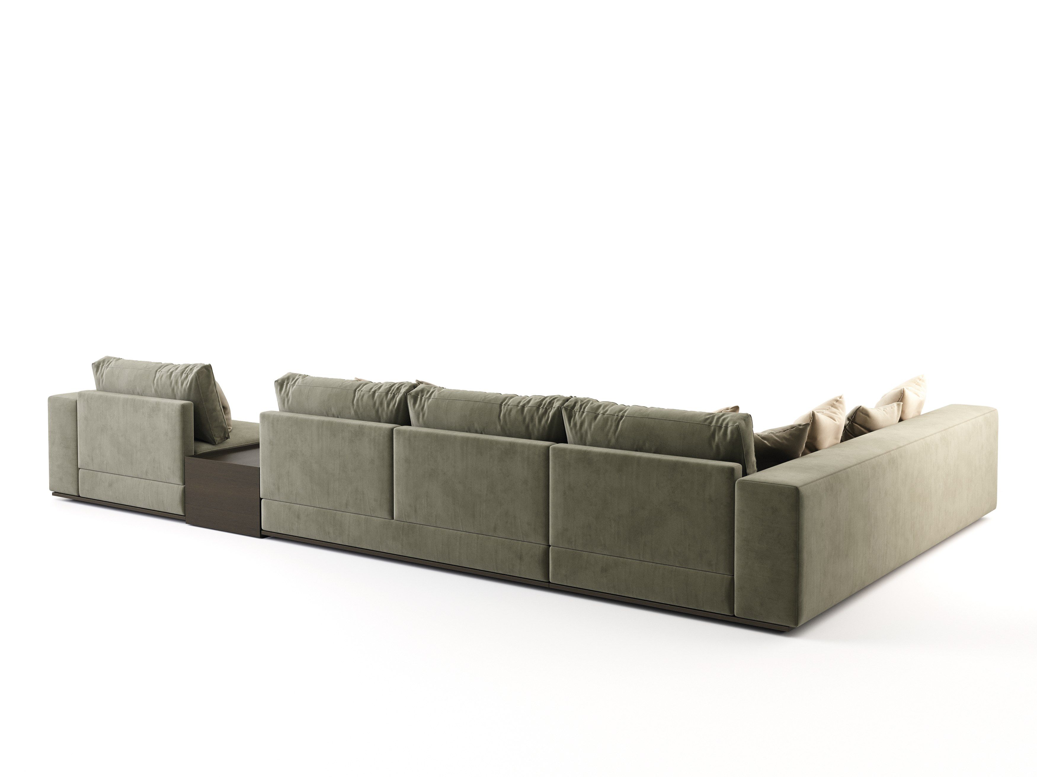 Бархатный угловой диван Stylish Club Sublime ARCH-00074031 - Вид №4