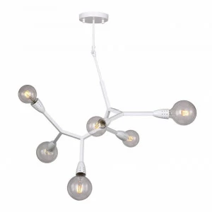 Подвесная люстра Favourite Electron 1755-6P FAVOURITE ДИЗАЙНЕРСКИЕ, ELECTRON WHITE 057109 Белый