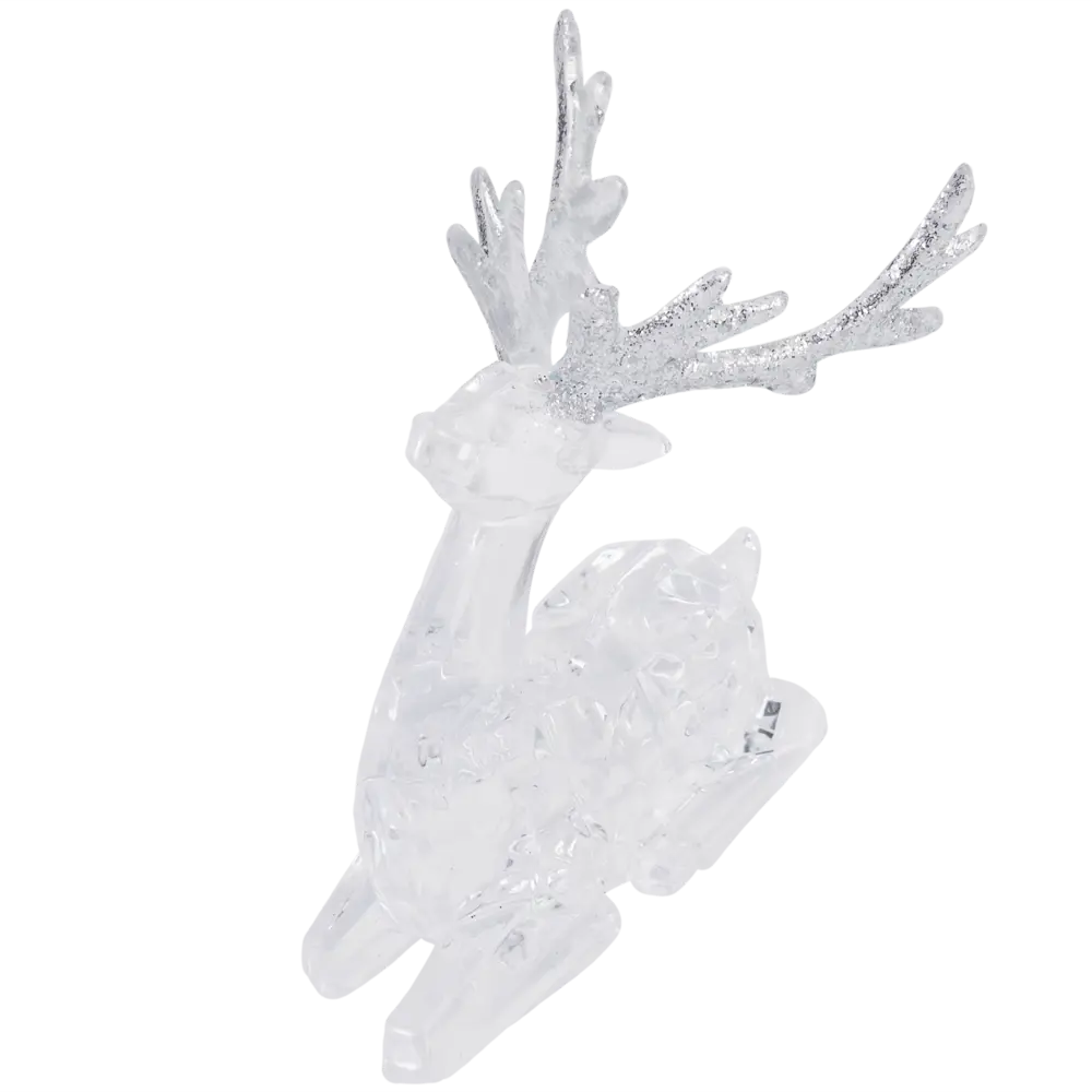 85129535 Украшение елочное «Олень лежит» акрил 9 см STLM-0954035 Santreyd 