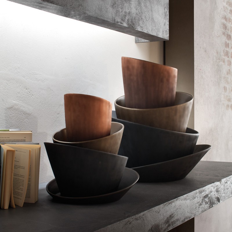 Q113/5X86 Хорошая ваза Adriani e Rossi Медь 