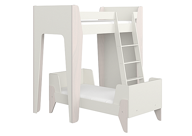 Кровать детская двухъярусная 170х90 см молочная Line M ELLIPSE ELLIPSE LINE 257804 Молочный Santreyd  - Вид №1