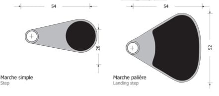 Алюминиевая винтовая лестница Sentou M 400 ARCH-00071420 - Вид №2