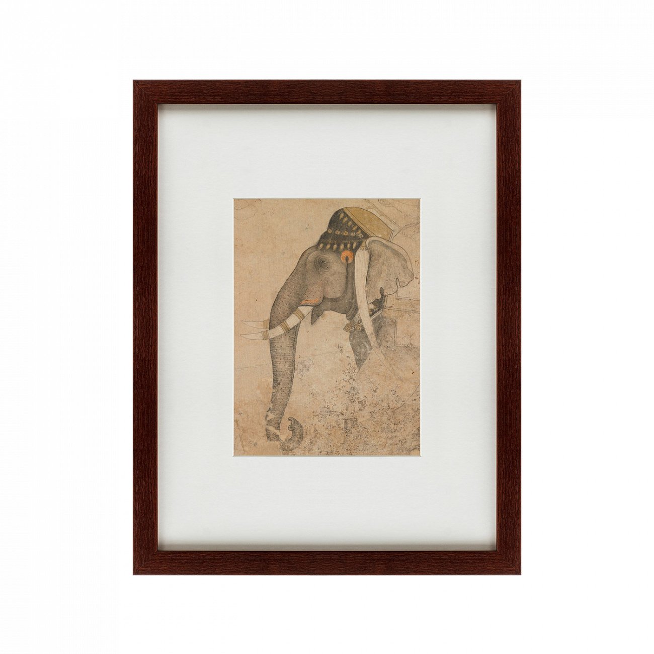 Картина: Слон и наездник, 1640г (фрагмент) КАРТИНЫ В КВАРТИРУ  093682 Разноцветный  - Вид №1