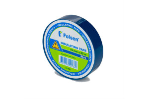 15591120 Изоляционная лента 19мм x 33м синяя 013502 Folsen