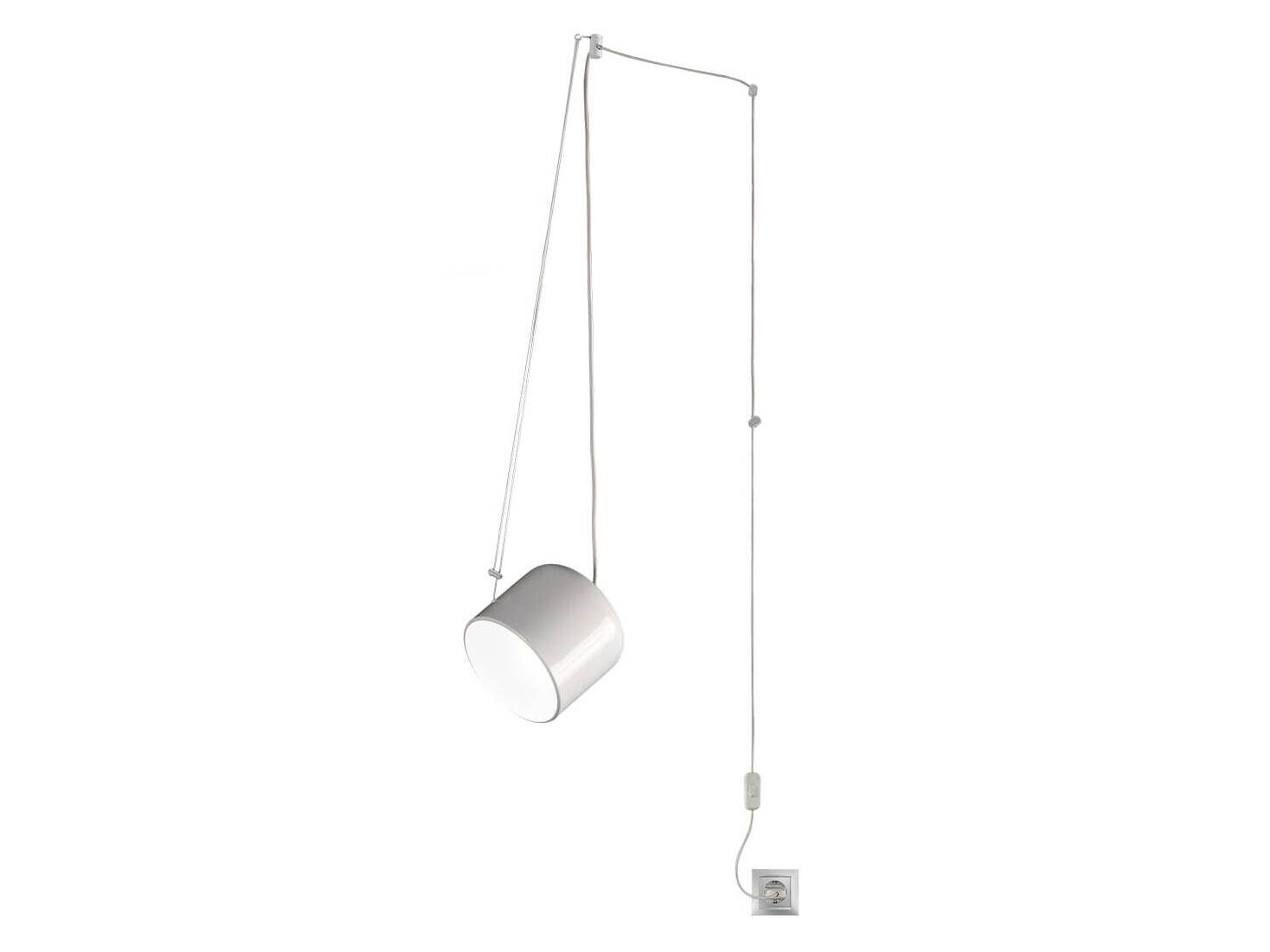 Регулируемый металлический светодиодный подвесной светильник с розеткой Olé Lighting Paco ARCH-00051114