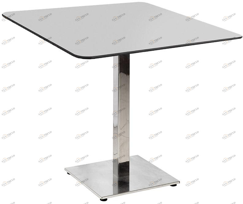 2550 Стол Harvey UltraThin 80*80 белый R-HOME 140401+1705351H_Wite Pure