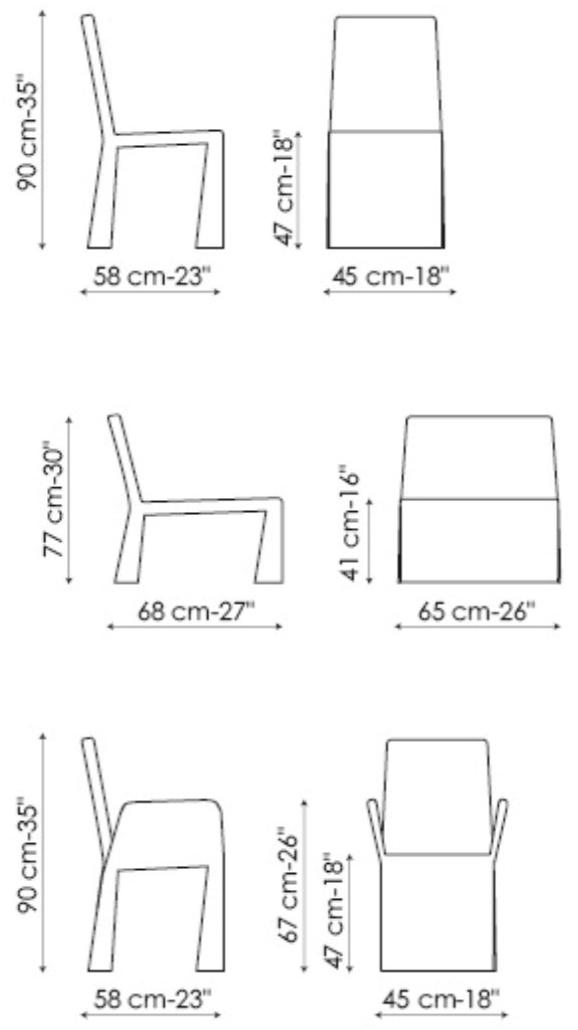 Bonaldo Съемный тканевый стул sun-id-1438974 - Вид №3