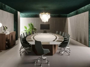 PROF Овальный стол для совещаний из мрамора Bespoke conference tables