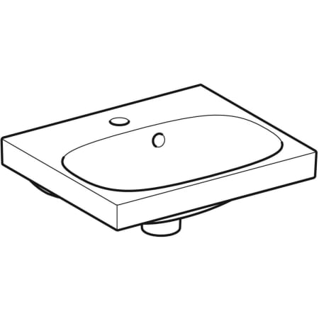500.636.01.2 Раковина Geberit Acanto Geberit  - Вид №1