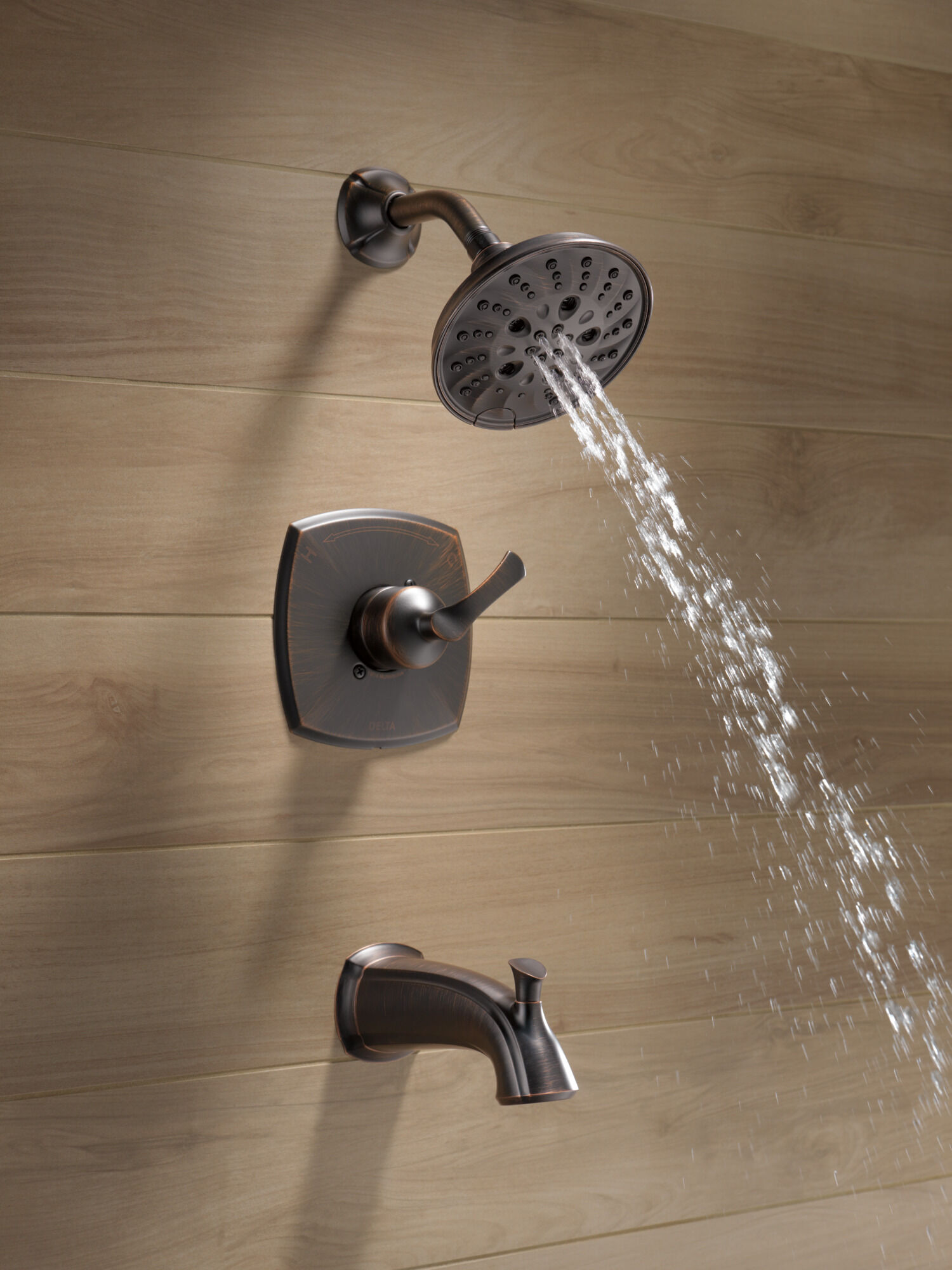 144748-RB Для ванны и душа Monitor® серии 14 Delta Faucet Sandover Венецианская бронза  - Вид №4