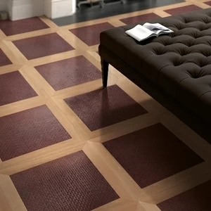 Напольное покрытие из дерева и кожи intreccio Devon Devon PATINA