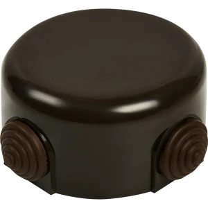 89255194 Распределительная коробка открытая Electraline R1-523-22-K D90х45 мм IP20 4 ввода цвет коричневый STLM-1117853