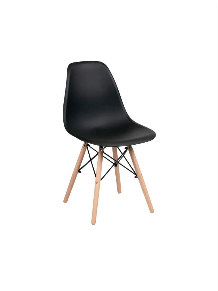 91056165 Кухонный стул Fourant Bruce 83x43x46 см ABS-пластик цвет черный STLM-0460720