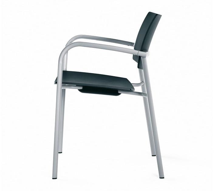 ENEA Стул из полипропилена штабелируемый с подлокотниками Bio sun-id-1513717 - Вид №1