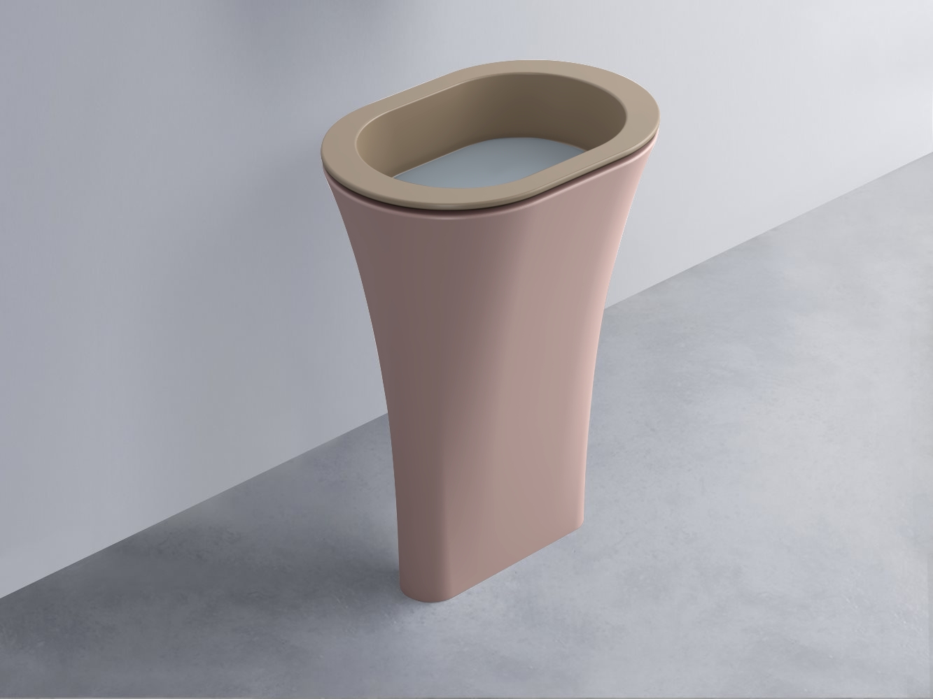 AMLA65-AN+AMPILO-BR+AMCOLO-CP Раковина Amedeo Ovale отдельностоящая cielo Enjoy + Amedeo Ceramica Cielo