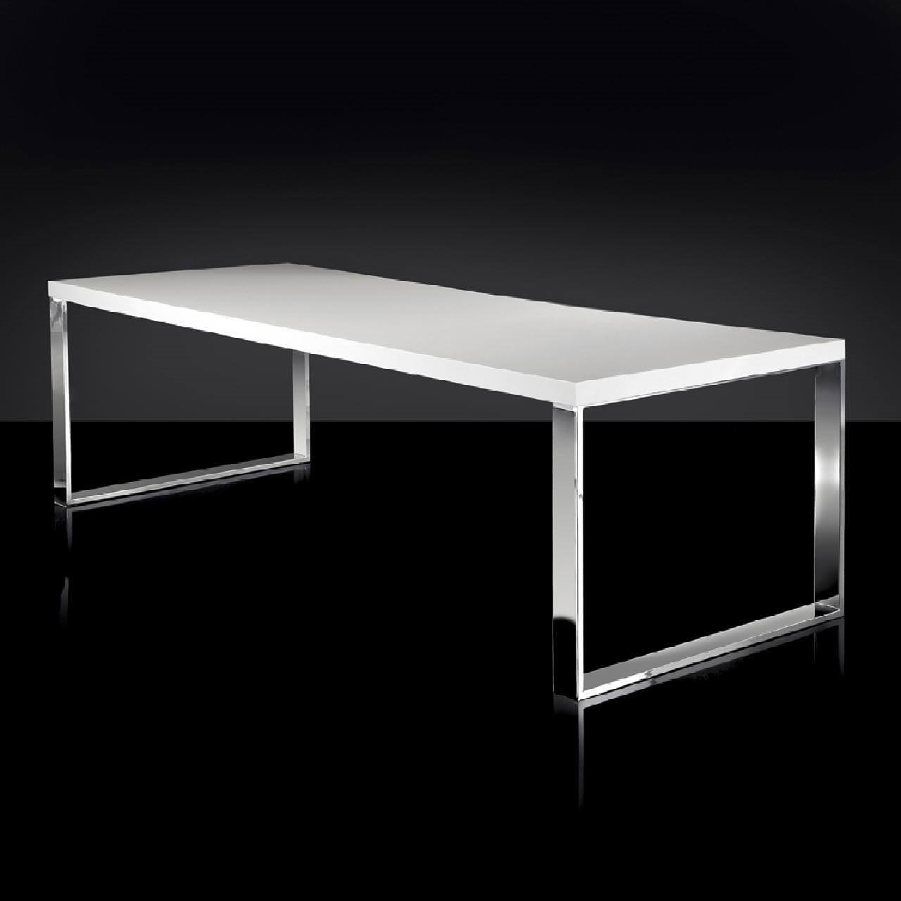 450091,1 ABHIKA СТОЛ RECT LOFT LAK H75 240X100 WHITE 450091.1