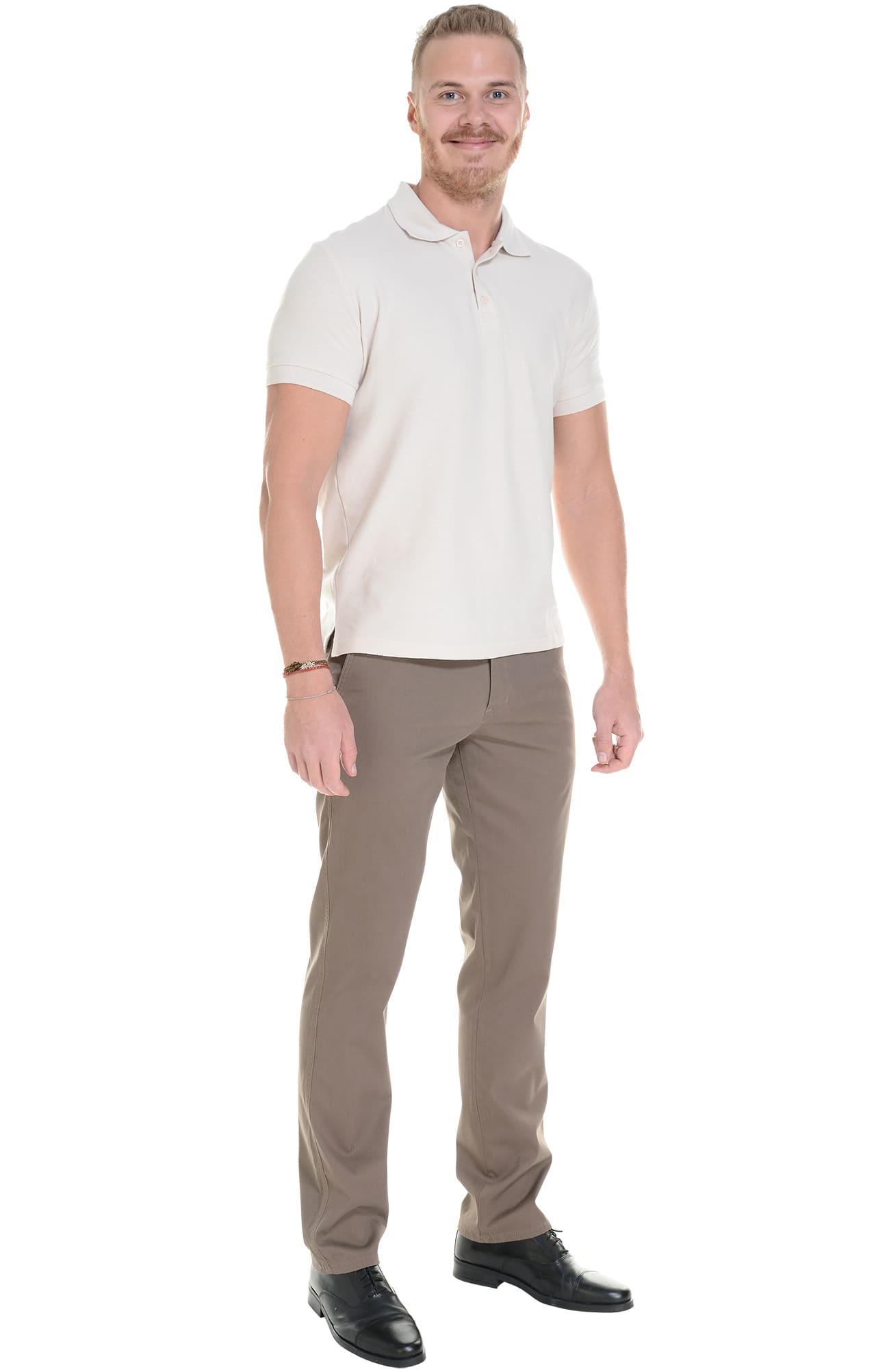 68248 Брюки  мужские chocolate (коричневые) El-Risto  Одежда для официантов  размер 52/170-176  - Вид №3