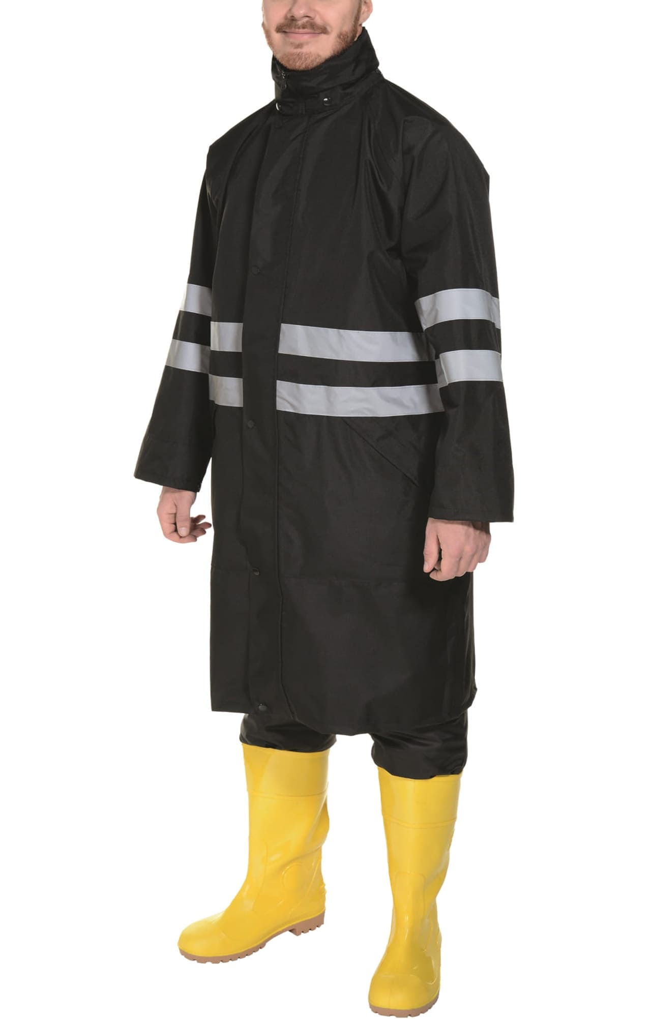4957229 Плащ "Альбатрос Плюс" влагозащитный черный  Непромокаемая спецодежда  размер XL  - Вид №3