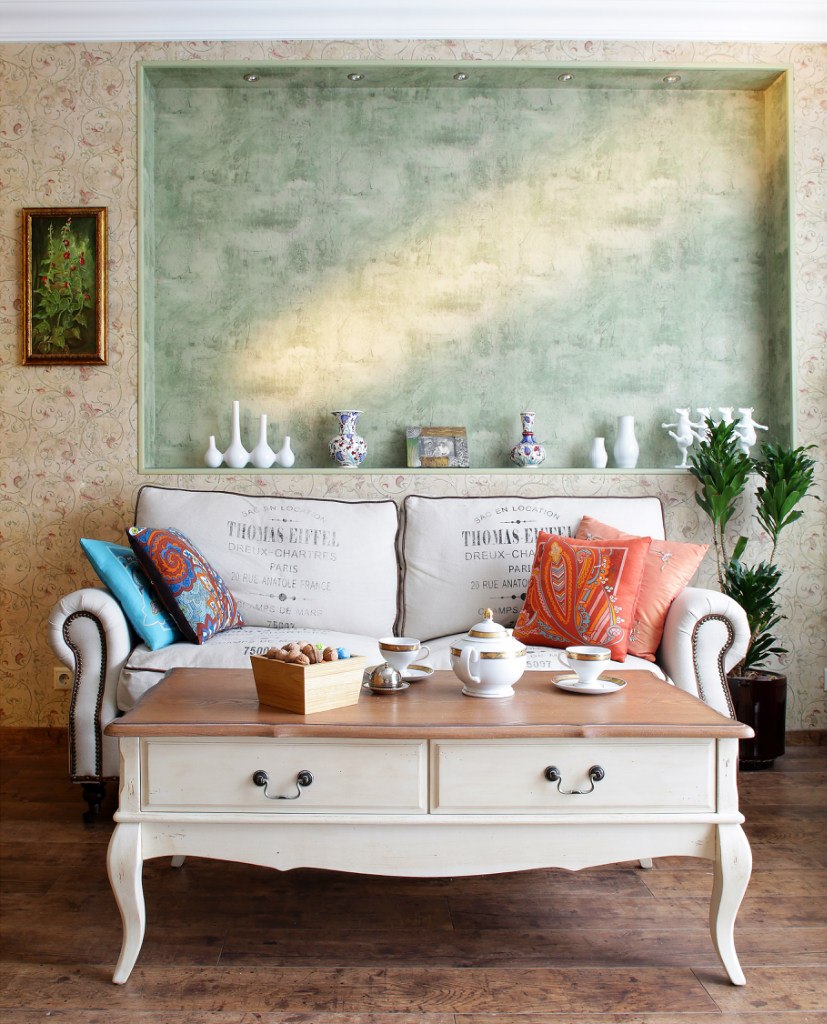 Журнальный столик белый с ящиками Mobilier de Maison ДОМАШНЯЯ ОБСТАНОВКА MOBILIER DE MAISON 017233 Белый Santreyd  - Вид №3