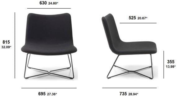 Тканевое кресло с салазками SITIA SOTAI ARCH-00139443 - Вид №5