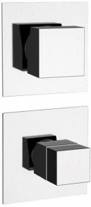 Remer Rubinetterie Термостатический смеситель для душа с переключателем на 4 положения Qubika thermo Qt 94 c