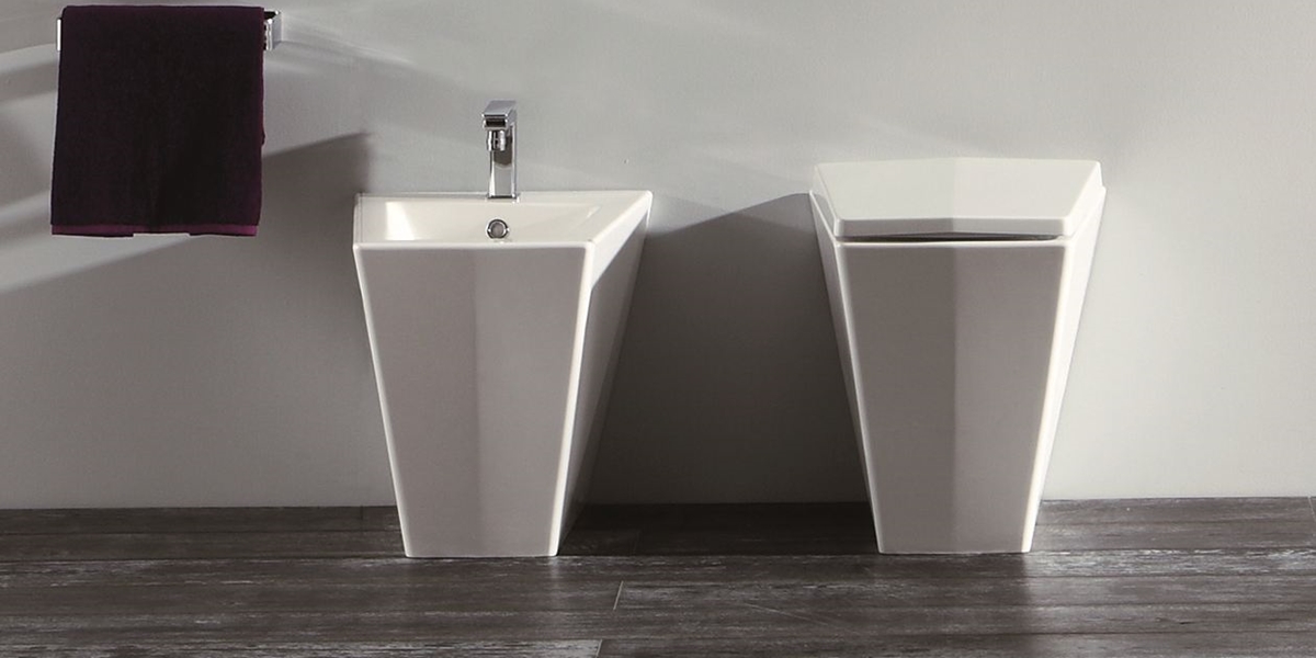 03KR Приставной унитаз напольный Белый Olympia Ceramica Crystal Италия - Вид №1