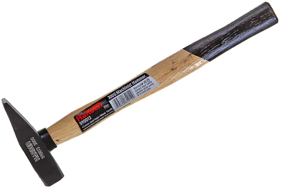 91575241 Молоток слесарный Harden 590013 деревянная рукоятка 300 г STLM-0844608