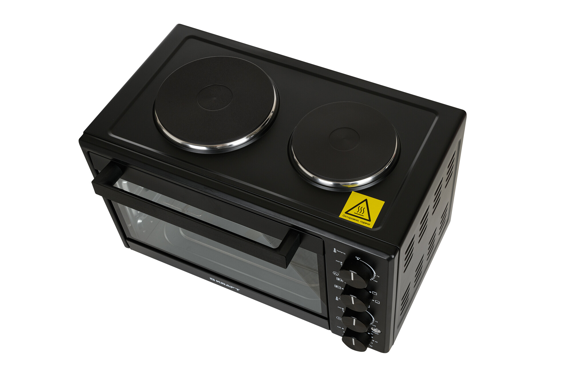 9080983 Мини-печь Kraft KFC-MOHP 380 HBL черный STDN-0127719 - Вид №4