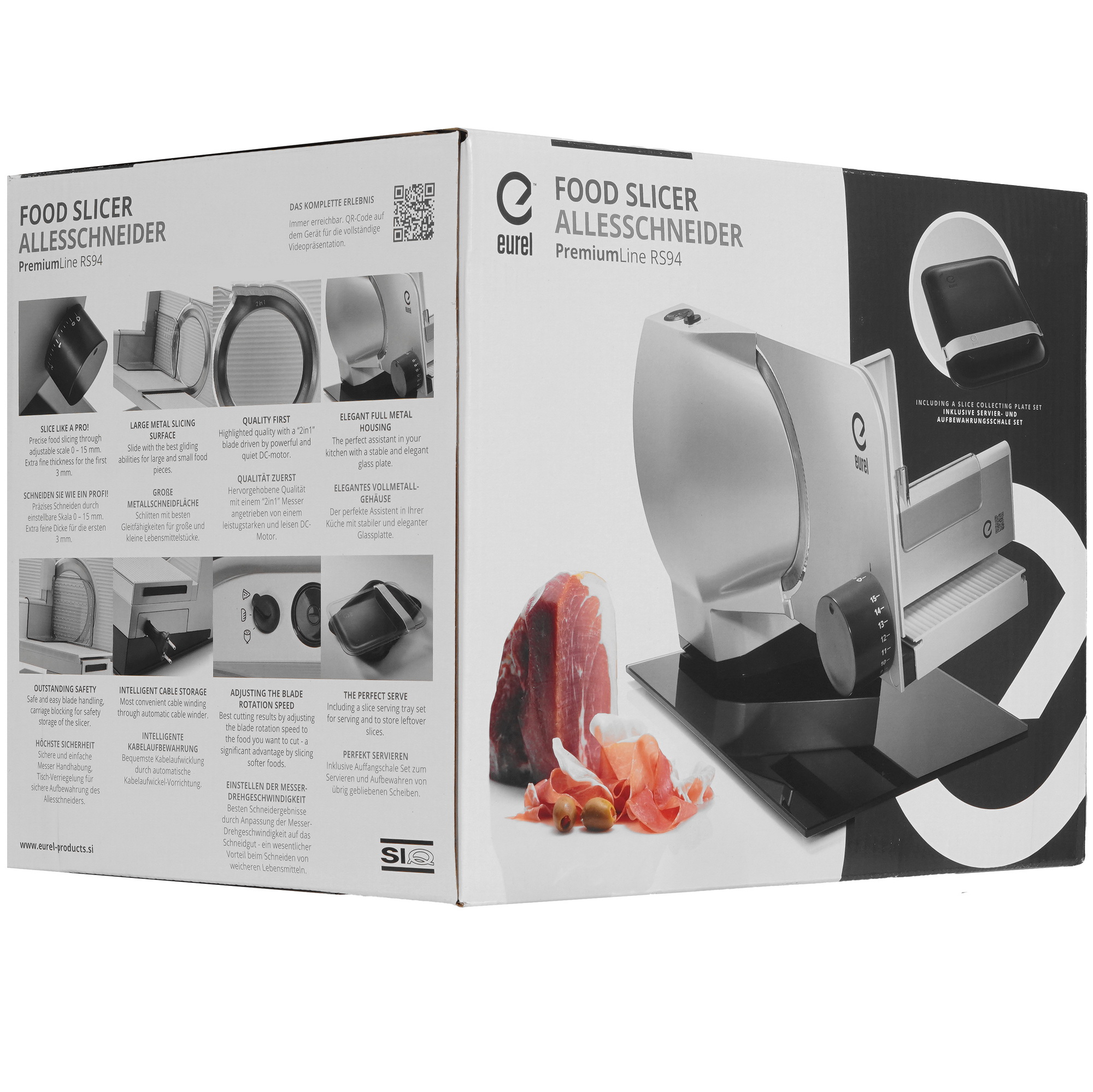 9291783 Ломтерезка Eurel RS94 V2 серебристый STDN-0063478 - Вид №8