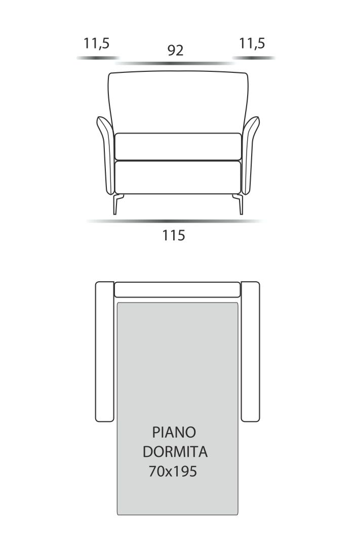 Диваны Poltrona Spaziorelaxitalia  Londra Londra Poltrona - Вид №5