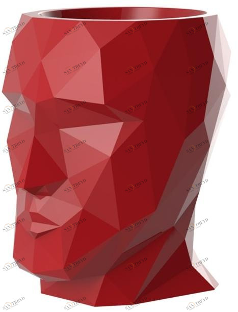 VONDOM Яркий пластиковый садовый горшок Adan sun-id-1476376