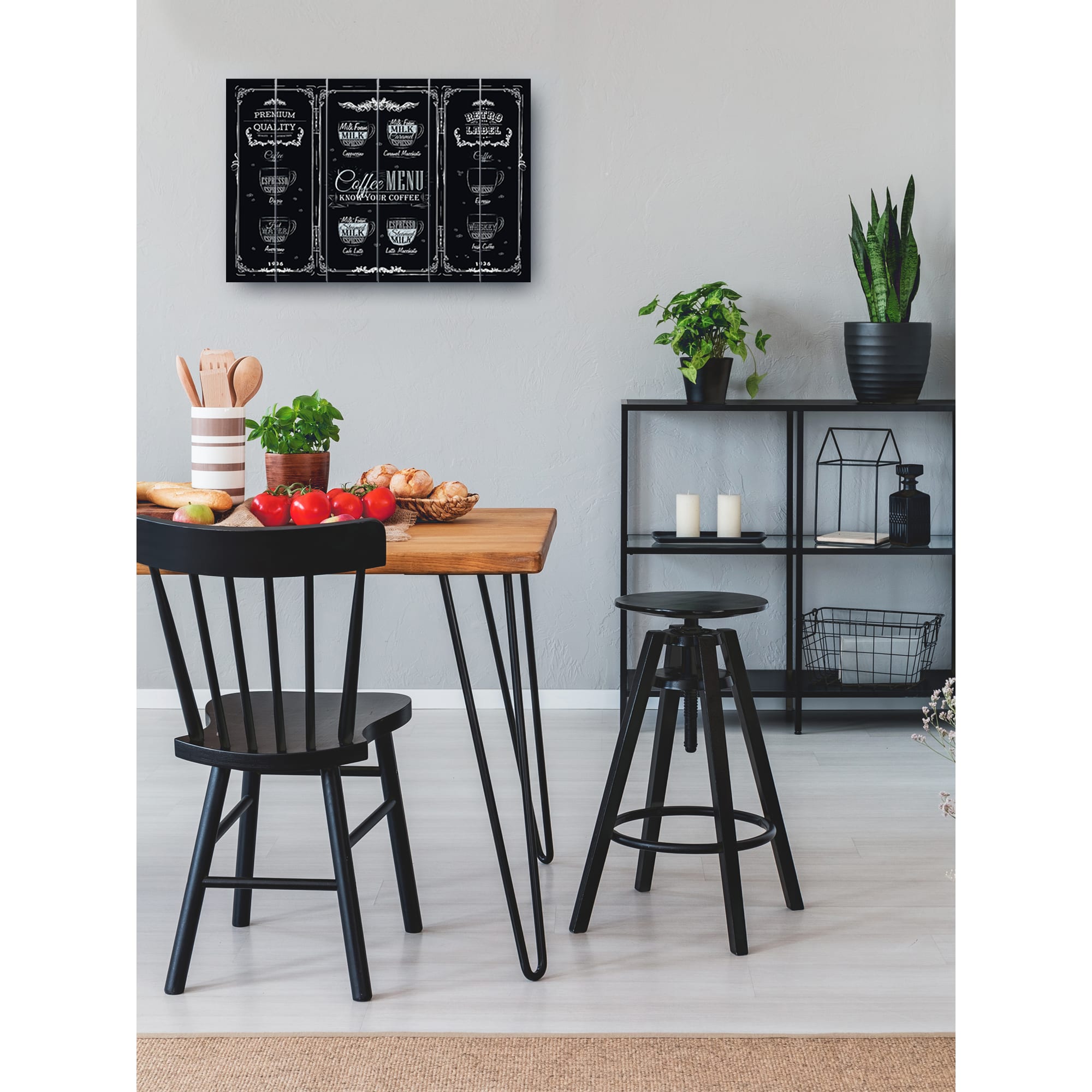 82441725 Картина на досках «Кофейное меню» 40x60 см Santreyd  - Вид №3