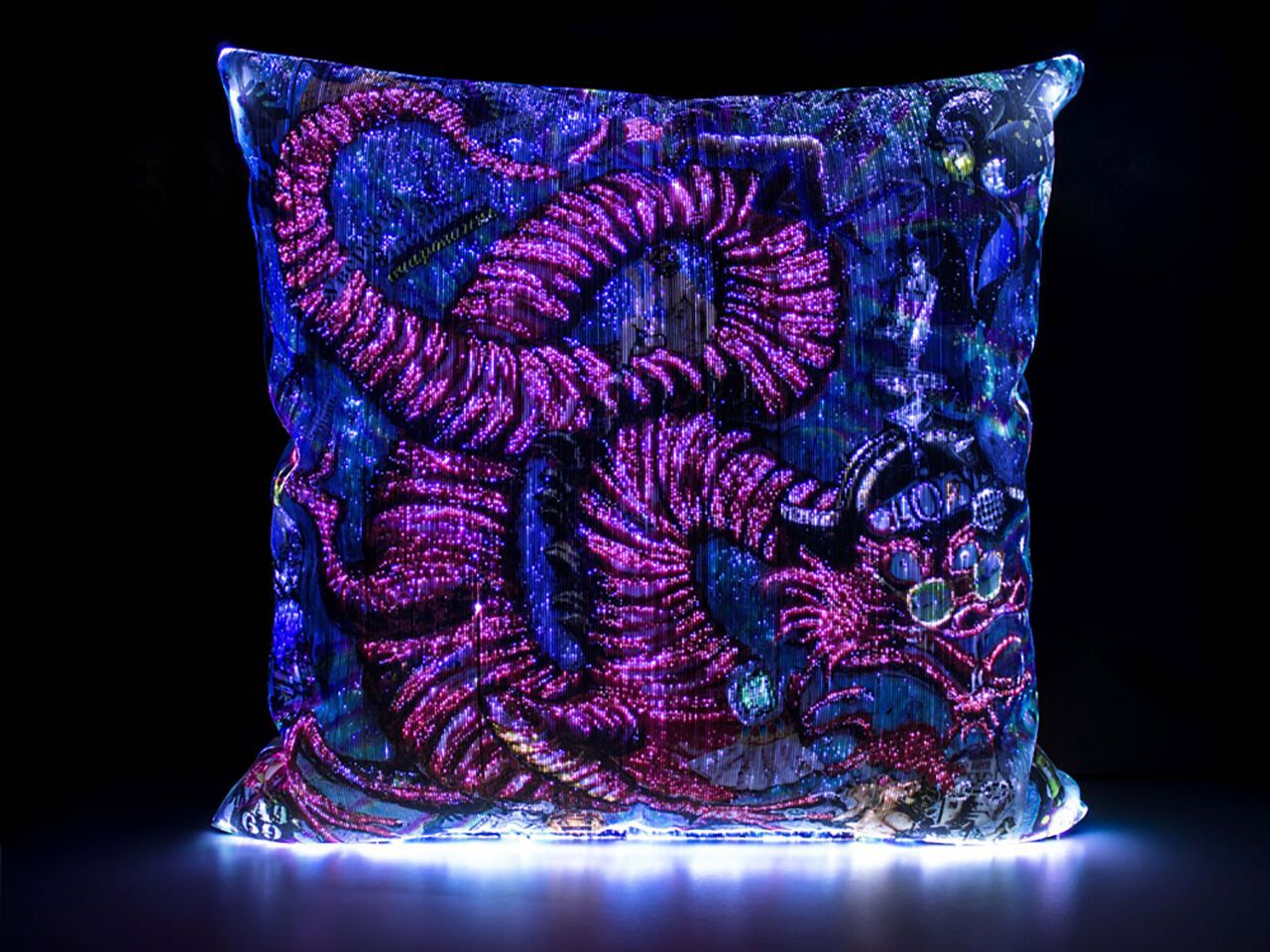 Светящаяся подушка из ткани с оптическим волокном DREAMLUX® Cuscini ARCH-00054236 - Вид №7