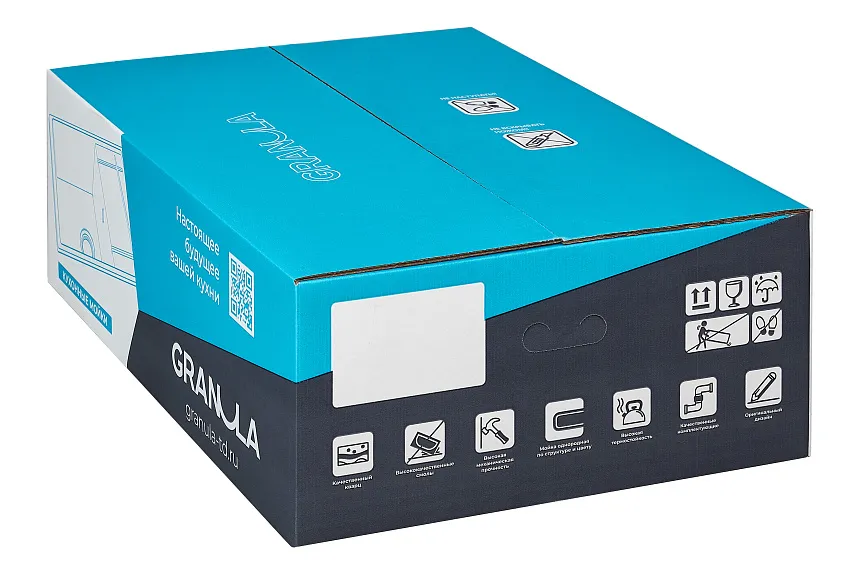 7001, ПЕСОК, кухонная мойка, кварц GRANULA 7001-ST116 - Вид №2