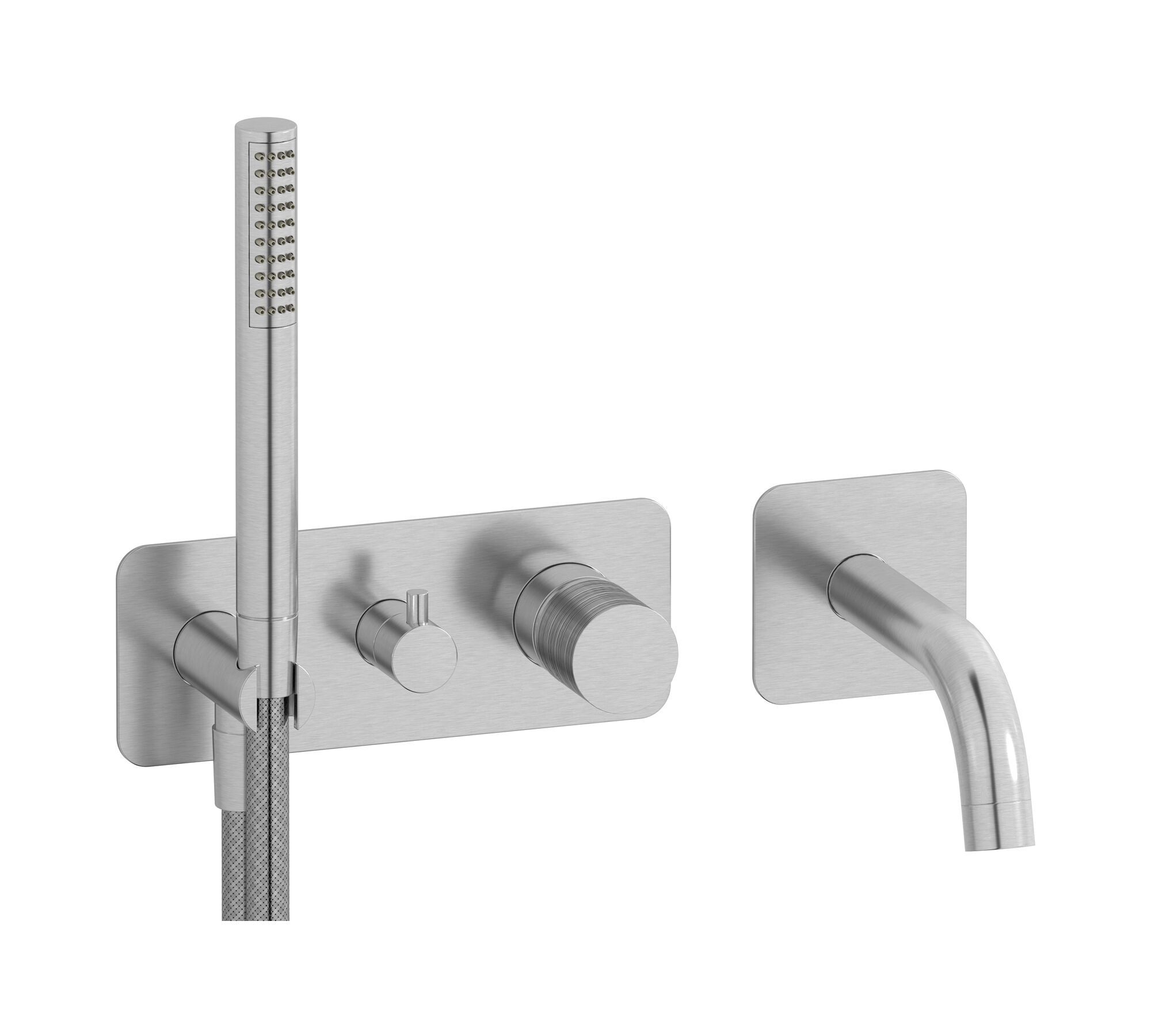 Встраиваемый смеситель для душа с 4 отверстиями и ручным душем IB винил ARCH-00147926 - Вид №11