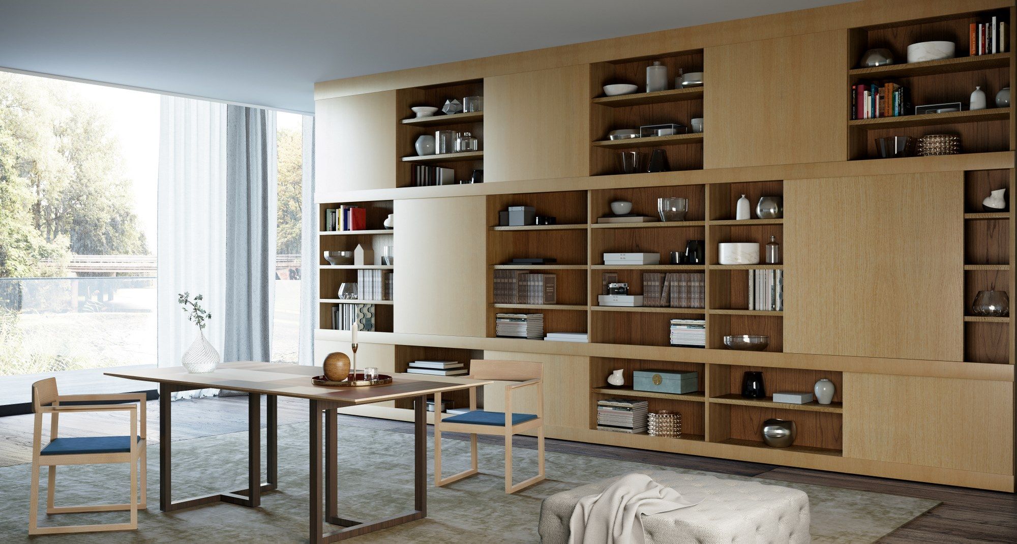 Деревянный книжный шкаф Morelato Maschera ARCH-00055304 - Вид №2