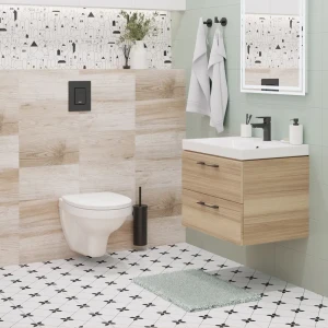 Глазурованный керамогранит Lb Ceramics Плэй Макси 30x30 см 0.9 м² матовый цвет черно-белый