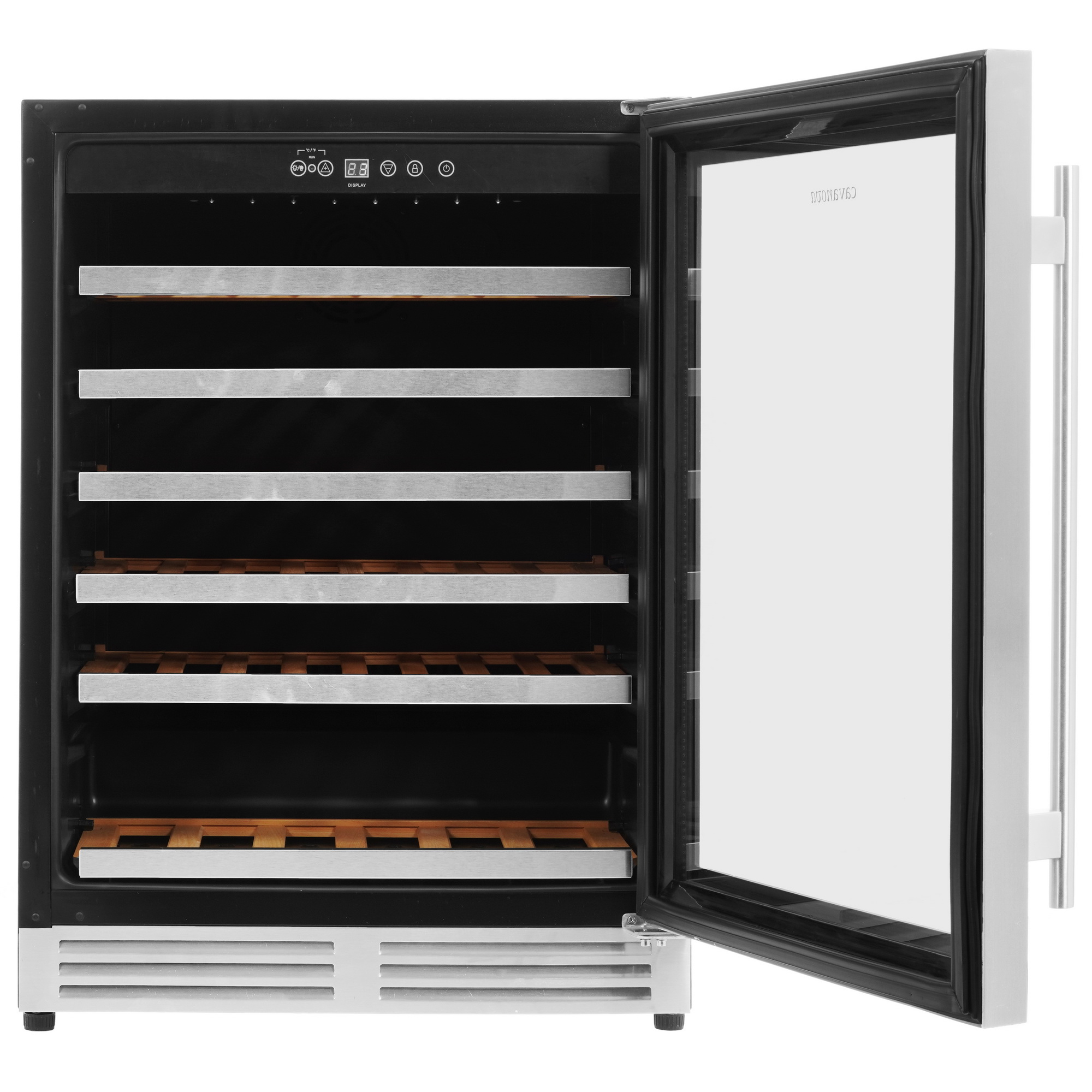 1136081 Винный шкаф Cavanova CV046T серебристый STDN-0074955 - Вид №2