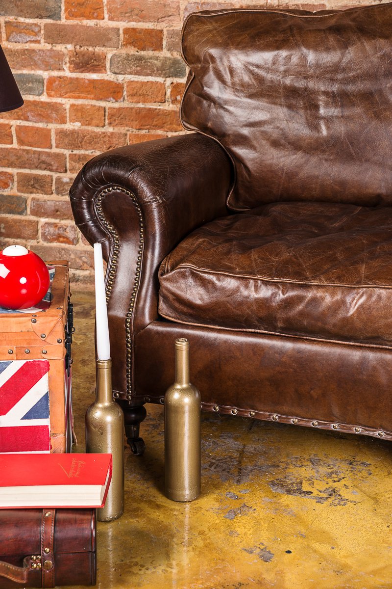 Диван Maxwell двухместный прямой коричневый ДОМАШНЯЯ ОБСТАНОВКА ДИЗАЙНЕРСКИЕ, MAXWELL 017182 Коричневый Santreyd  - Вид №2