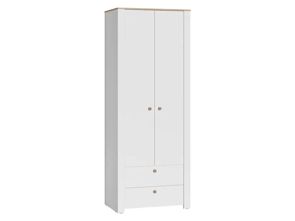 91789829 Шкаф распашной Mobi детский 86x225.7x54.8 см ЛДСП цвет белый STLM-1094959