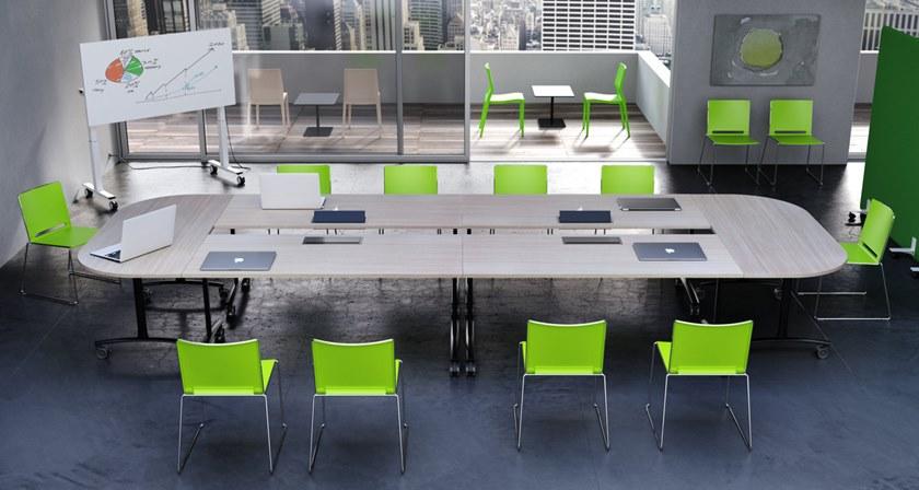 IBEBI Стол для переговоров со складной столешницей на колесиках Archimede project sun-id-1482125 - Вид №7