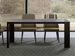 JESSE Выдвижной прямоугольный деревянный стол для гостиной в современном стиле