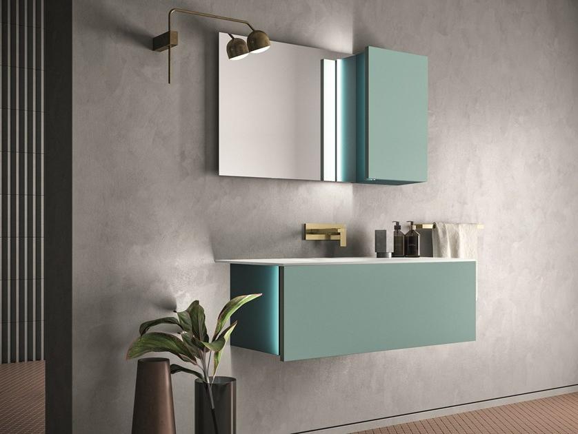 Birex Отдельная лакированная тумба под умывальник с ящиками Hosoi sun-id-1469005 - Вид №1