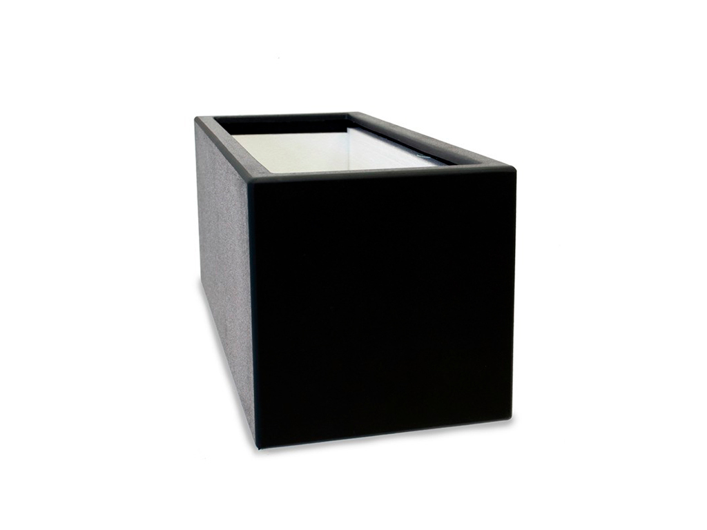 Вазон Кашпо коллекции "Бетула" ВD 80/40/40 RAL7021 ГеоПластБорд GPBST-71 - Вид №1