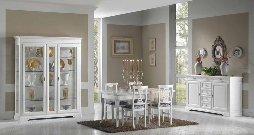 Arvestyle Лакированная витрина из дерева и стекла Giotto Ks-e209 - Вид №1