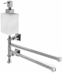 Stilhaus Дозатор мыла / полотенцедержатель из хромированной латуни Prisma Pr 18 d
