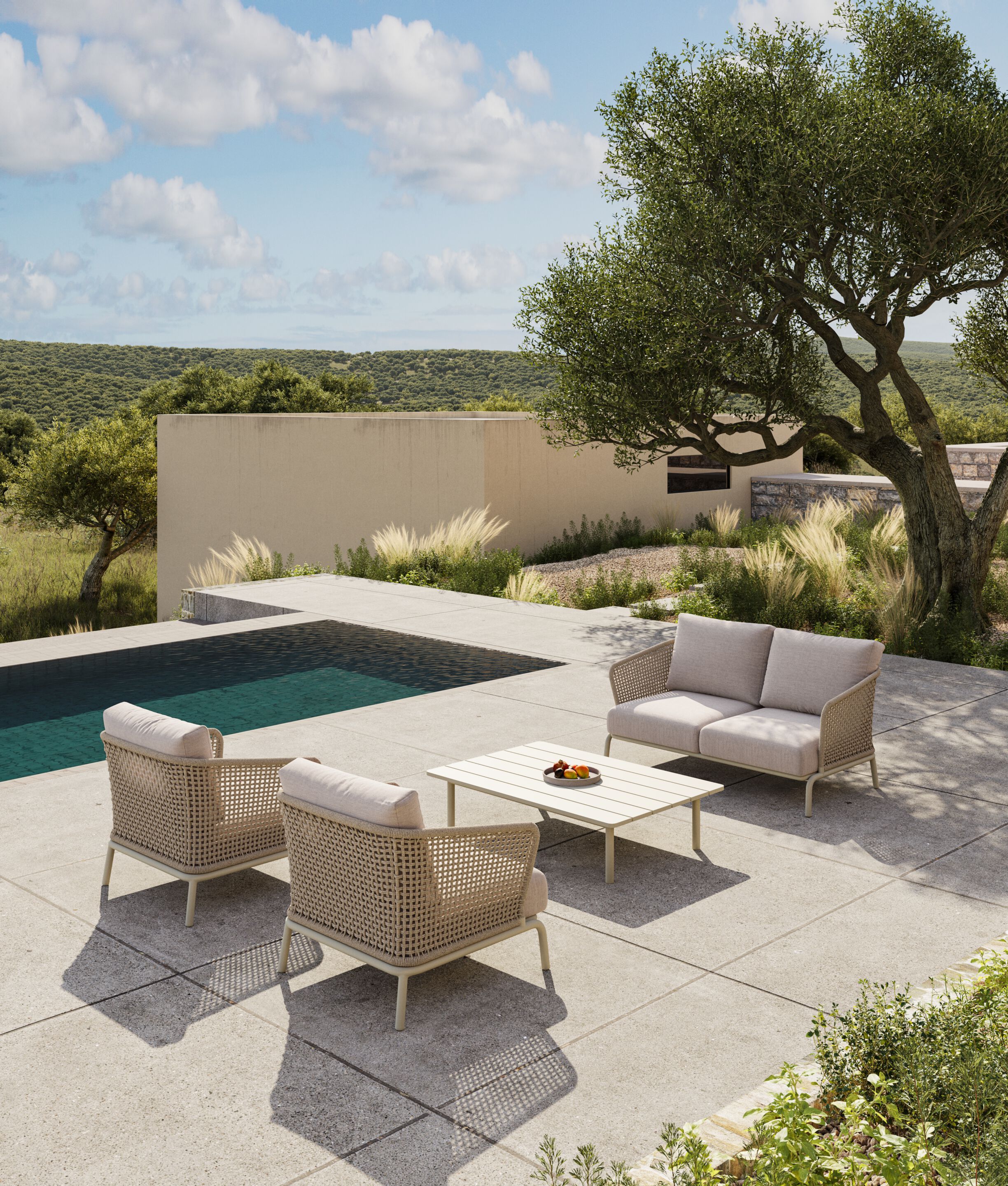 Алюминиевый садовый стул VINEKO Abrazo ARCH-00120824 - Вид №2