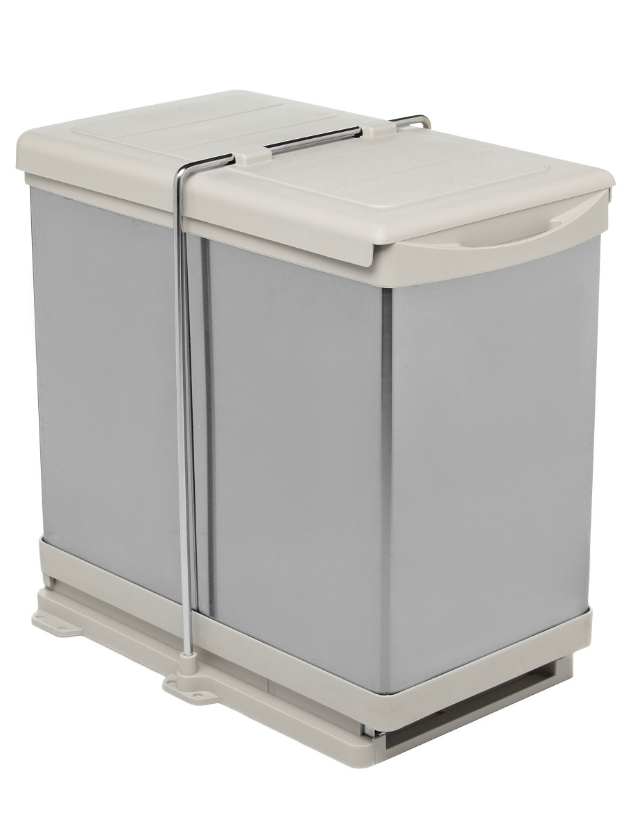 Контейнер для мусора на дверцу Alpha 400/21 Metallic Grey NAVAKO 10010 - Вид №1