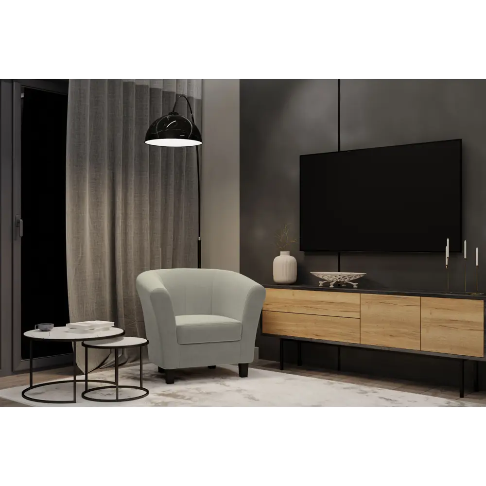 Кресло полиэстер Seasons Марсель CAMARO04 бежевое 85x73x77 см 85098308 STLM-2144861  - Вид №3