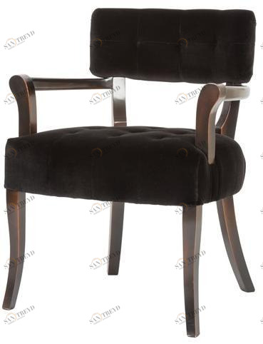 Stylish Club Мягкое бархатное кресло с подлокотниками Empire Scf.e13